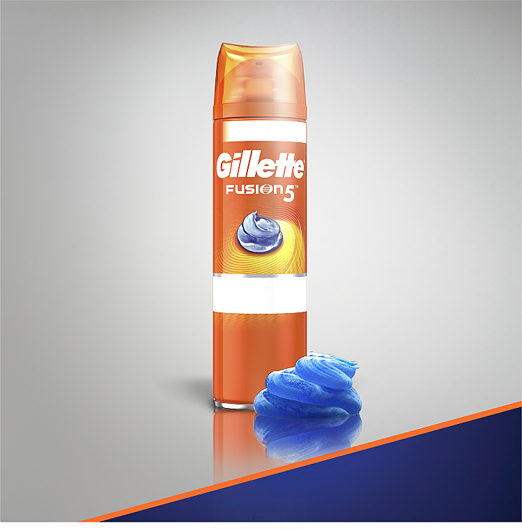 Гель для гоління для чутливої шкіри, з ефектом охолодження - Gillette Fusion 5 Ultra Sensitive + Cooling Shave Gel — фото N7