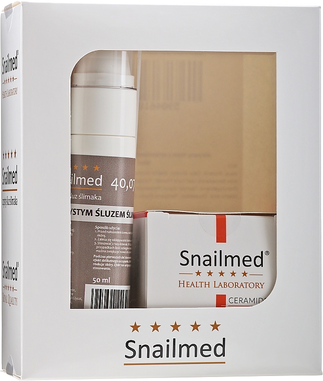 Набір для зрілої шкіри №9 - Snailmed (f/cr/30ml + cr/50ml + eye/cr/15ml) — фото N1