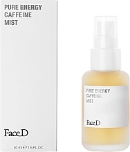 Парфумерія, косметика Кофеїновий міст для обличчя - FaceD Pure Energy Caffeine Mist