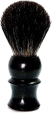 Парфумерія, косметика Помазок для гоління з ворсом борсука, пластик, чорний матовий - Golddachs Pure Badger Plastic Black Matt