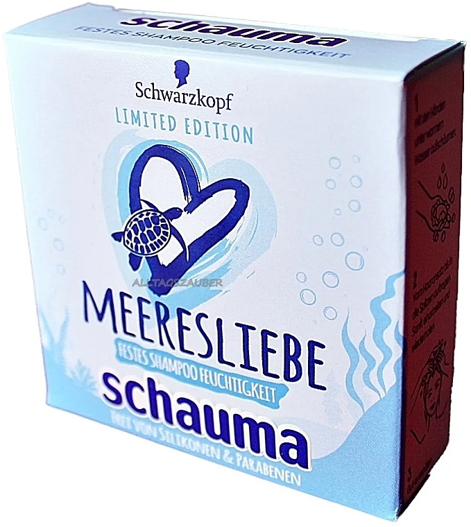 Твердий шампунь для волосся - Schauma Meresliebe Shampoo Limited Edition — фото N1