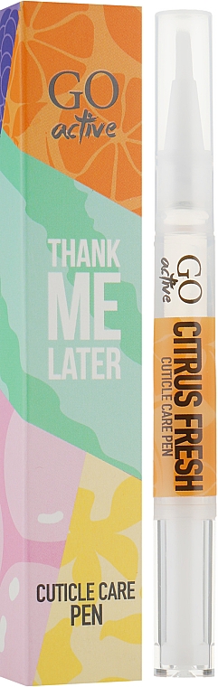 Масло для кутикули - GO Active Thank Me Later Citrus Fresh Cuticle Care Pen