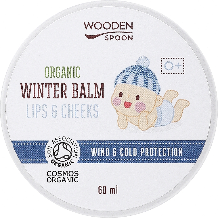 Детский бальзам для щек и губ "Зимний" - Wooden Spoon Winter Balm Cheek & Lips — фото N1