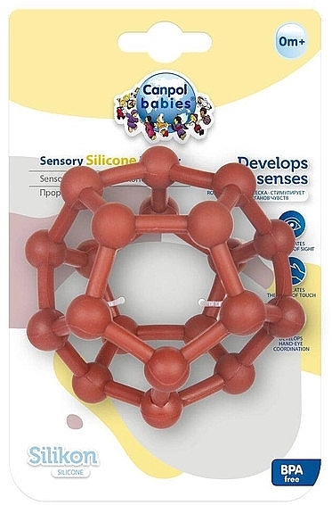 Игрушка-прорезыватель силиконовая "Геометрическая" - Canpol Babies — фото N2