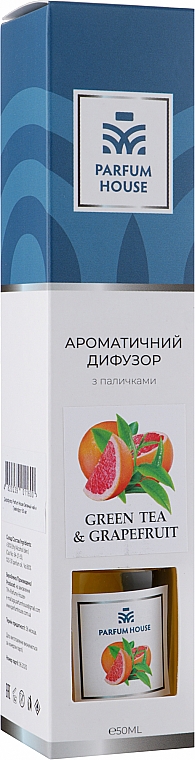 Аромадиффузор "Зеленый чай и Грейпфрут" - Parfum House Green Tea & Grapefruit