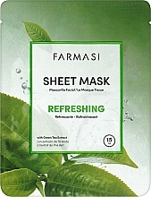 Освежающая маска для лица - Farmasi Dr.C.Tuna Sheet Mask Refreshing — фото N1