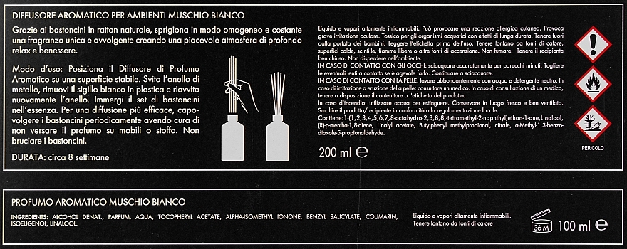 Tesori d`Oriente Muschio Bianco - Набор (edp/100ml + aramat/250ml) — фото N3