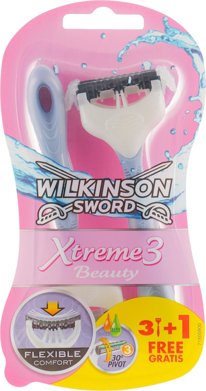 Одноразовые станки, 3 + 1 шт. - Wilkinson Sword Xtreme3 Beauty