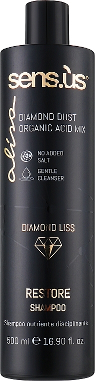 Восстанавливающий шампунь - Sensus Alisa Diamond Liss Maintenance Restore Shampoo — фото N1