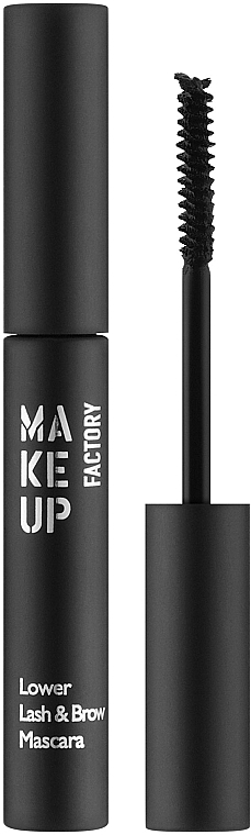 Тушь для нижних ресниц и бровей - Make Up Factory Lower Lash & Brow Mascara — фото N1