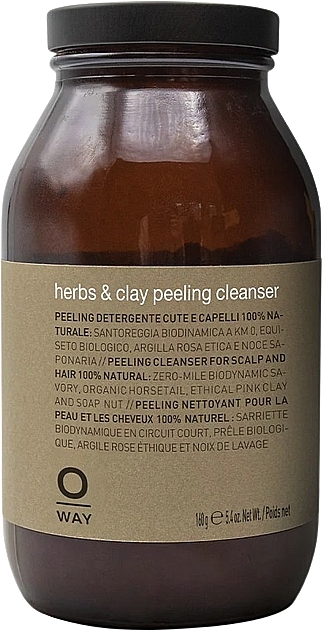 Очищувальний пілінг із травами та глиною - Oway Herbs & Clay Peeling Cleanser — фото N1