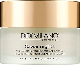 Восстанавливающий ночной крем с икрой - Didi Milano Caviar Nights Regenerating Night Cream With Caviar — фото N1