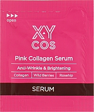 Парфумерія, косметика Зволожувальна сироватка для обличчя з колагеном - XYcos Pink Collagen Serum (пробник)