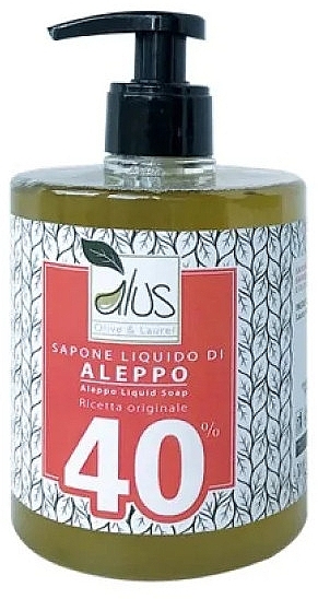 Алеппское жидкое мыло 40% - Himalaya dal 1989 Alus Aleppo Liquid Soap 40% Laurel Oil — фото N1