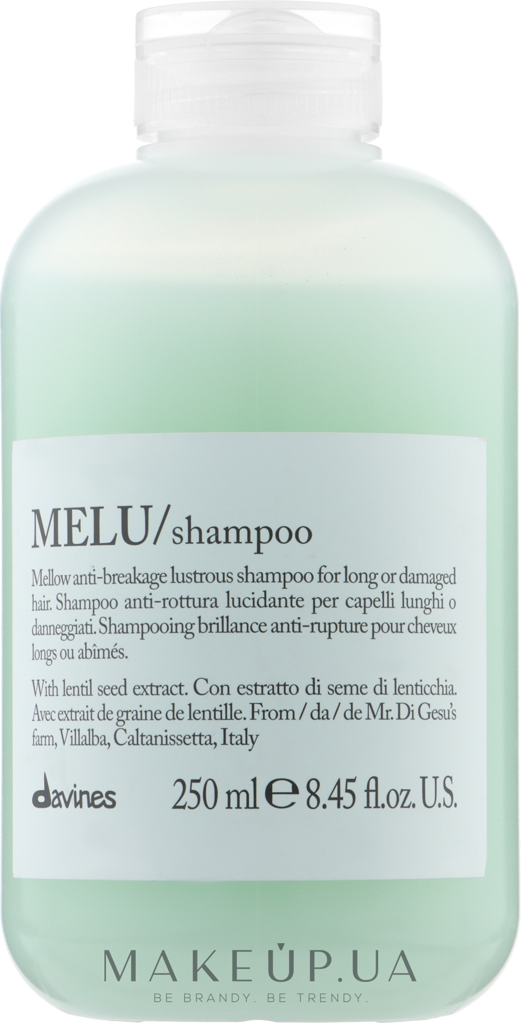 Шампунь для пошкодженого волосся - Davines Melu Shampoo Anti-Rottura Lucidante — фото 250ml