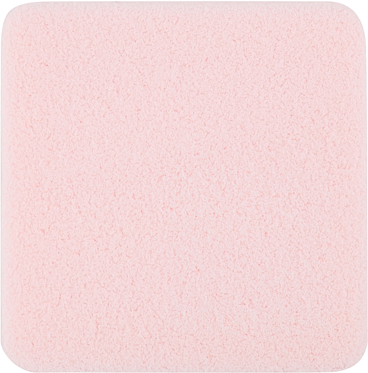 Спонж для макияжа косметический, S-041, прямоугольный розовый - Zauber