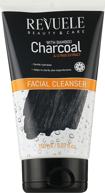 Засіб для вмивання з бамбуковим вугіллям - Revuele Bamboo Charcoal Facial Cleanser