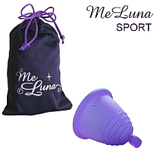 Парфумерія, косметика Менструальна чаша з кулькою, розмір L, фіолетова - MeLuna Sport Shorty Menstrual Cup
