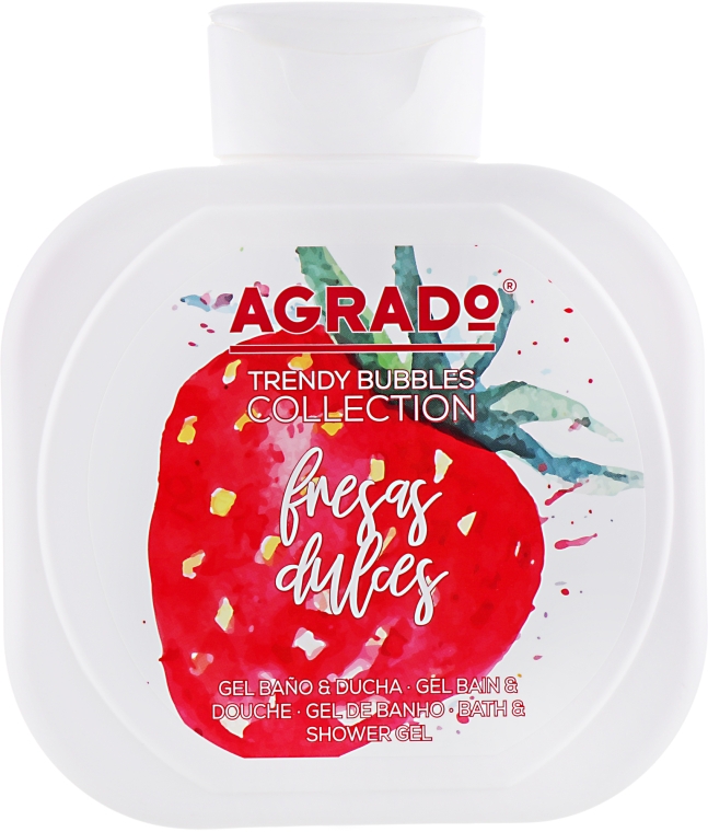 Гель для душа "Клубника" - Agrado Trendy Bubbles Collection Fresas Dulces Shower Gel