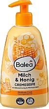 Жидкое крем-мыло «Молоко & Мёд» - Balea Creme Seife Milch & Honig — фото N1