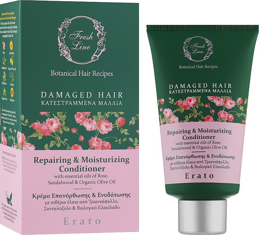 Восстанавливающий кондиционер для сухих и поврежденных волос - Fresh Line Botanical Hair Remedies Dry/Dehydrated Erato — фото N2