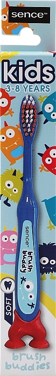 Дитяча зубна щітка, блакитна - Sence Fresh Kids Soft Toothbrush — фото N1