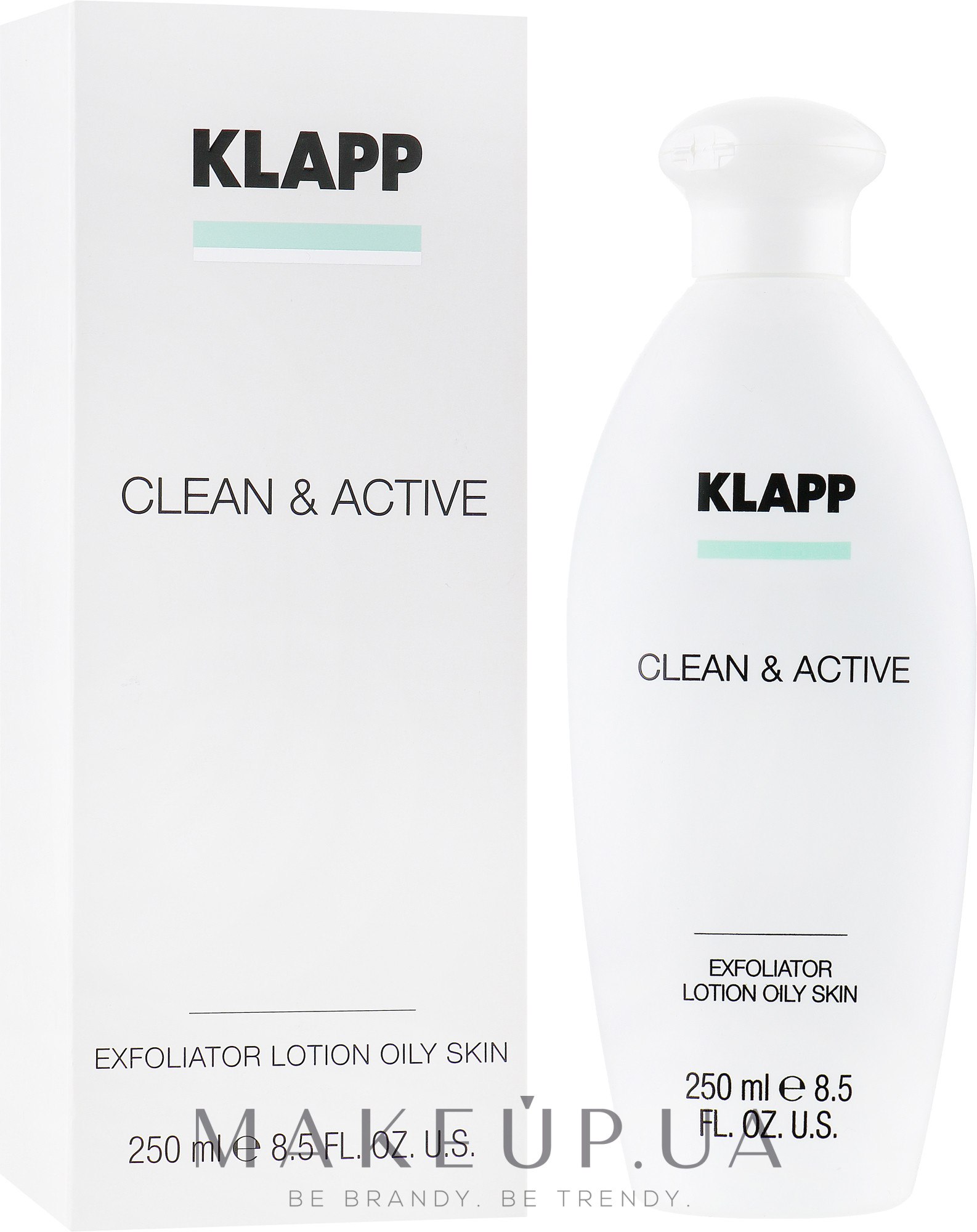 Эксфолиатор для жирной кожи - Klapp Clean & Active Exfoliator Oily Skin — фото 250ml