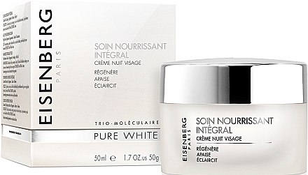 Интегральный и питательный ночной крем для лица - Jose Eisenberg Pure White All Over Nourishing Cream — фото N1
