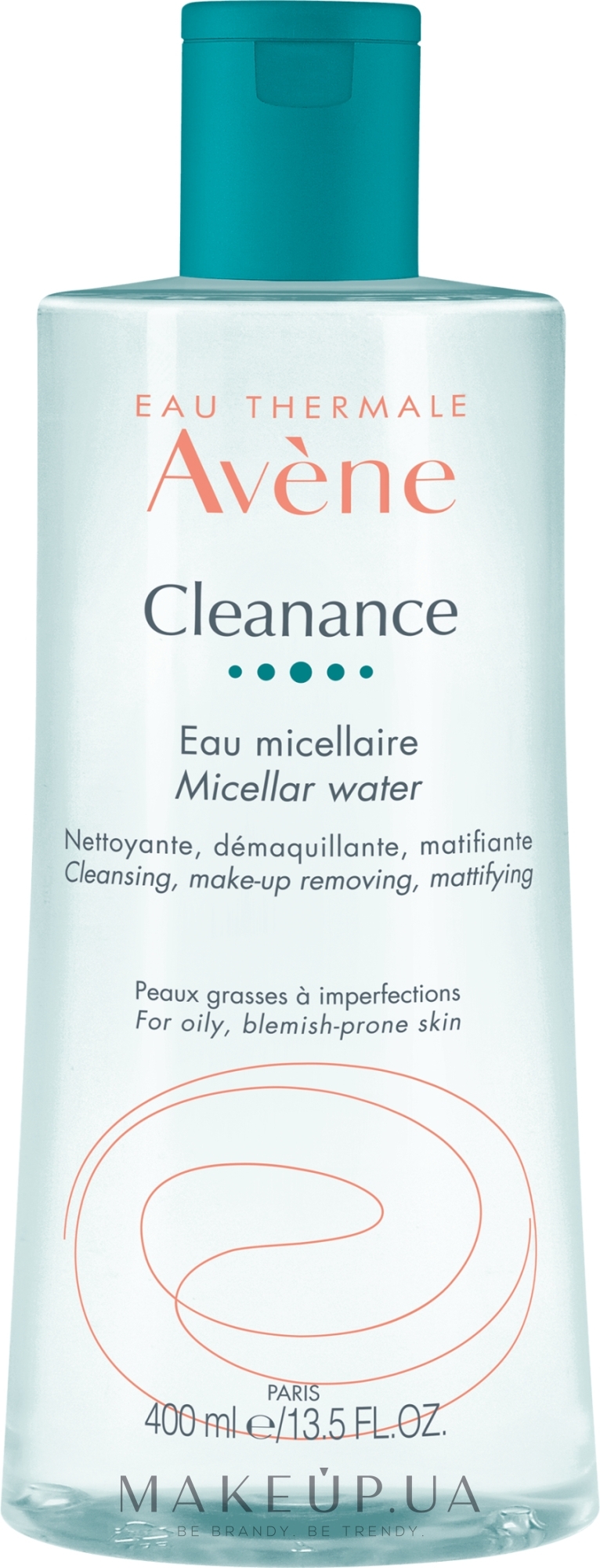 Мицеллярная вода - Avene Eau Thermale Cleanance Micellar Water — фото 400ml