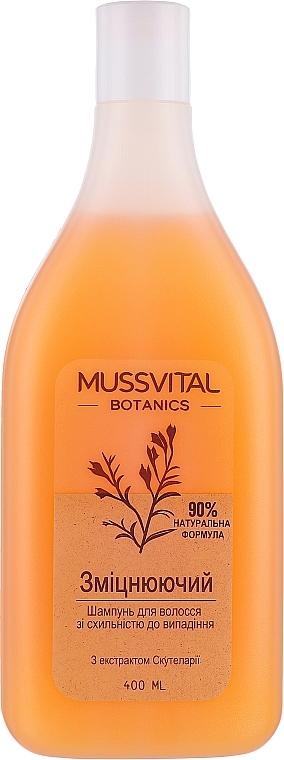 Зміцнювальний шампунь для волосся зі схильністю до випадіння - Mussvital Botanics — фото N1