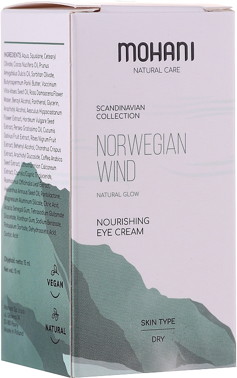 Питательный крем для глаз - Mohani Natural Care Norwegian Wind Nourishing Eye Cream