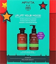 Духи, Парфюмерия, косметика Набор - Apivita Uplift Your Mood (sh/gel/250ml + b/milk/200ml)