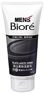 Пінка-скраб для умивання  - Kao Mens Biore Facial Wash — фото N1