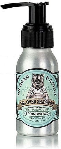 Шампунь для волос - Mr Bear Family All Over Springwood Shampoo — фото N1