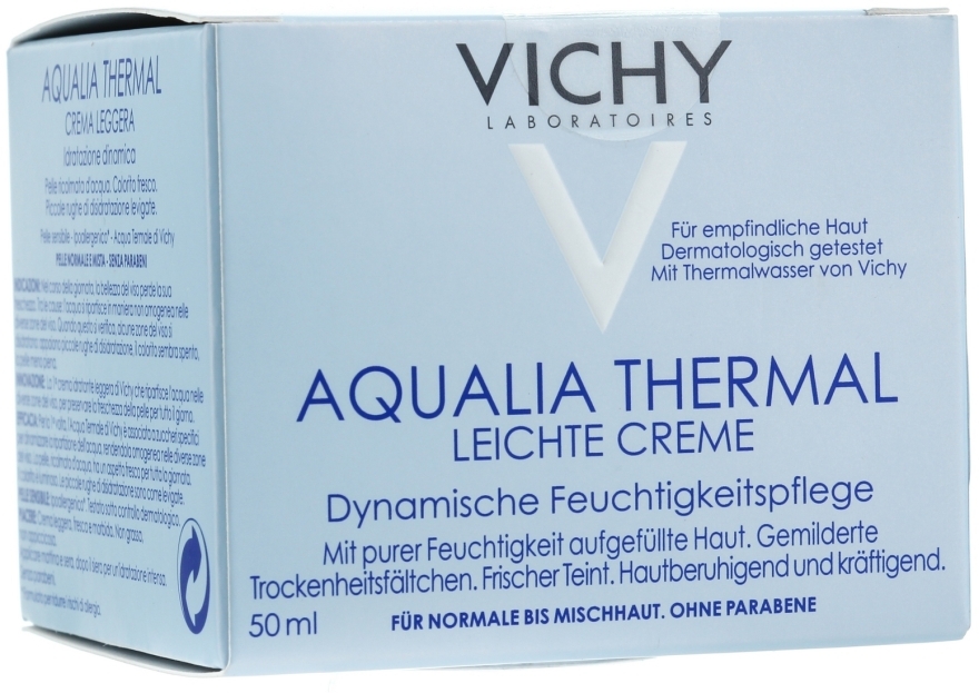 Легкий крем "Динамичное увлажнение" - Vichy Aqualia Thermal Dynamic Hydration Light Cream — фото N2