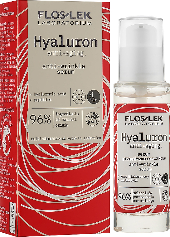 Сыворотка против морщин - Floslek Hyaluron Anti-Wrinkle Serum — фото N2