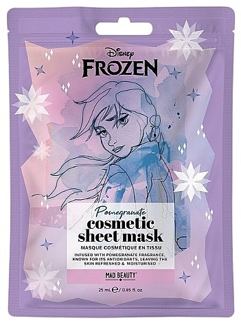 Маска для лица "Анна" - Mad Beauty Disney Frozen Cosmetic Sheet Mask Anna — фото N1