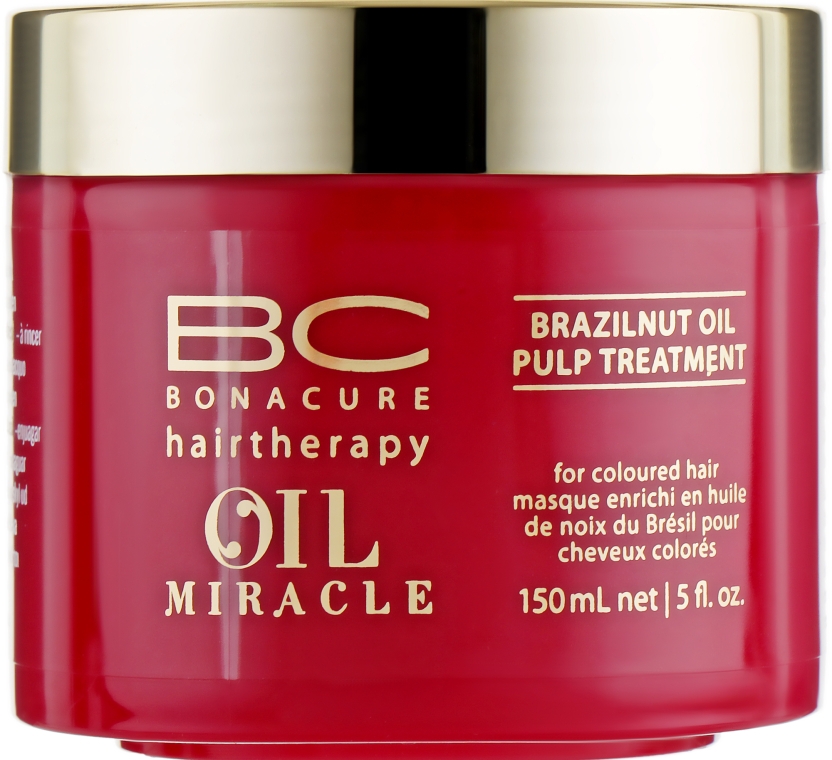 Маска с олією бразильського горіха для волосся - Schwarzkopf Professional BC Oil Miracle Brazilnut Pulp Treatment
