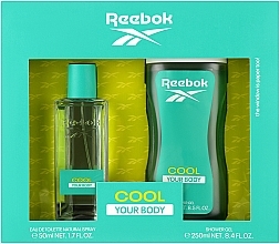 Парфумерія, косметика Reebok Cool Your Body Gift Set For Women - Набір (edt/50ml + shower gel/250ml)