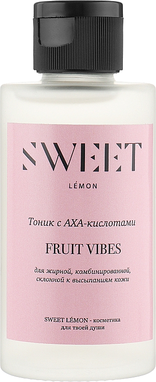 Тоник для лица "Fruit Vibes" с АХА-кислотами - Sweet Lemon