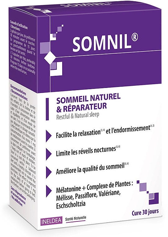 Комплекс "SOMNIL" для простого засыпания и восстанавливающего сна - Ineldea Sante Naturelle — фото N1