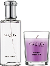 Yardley English Lavender - Набор (edt/50ml + candle/120g) — фото N2