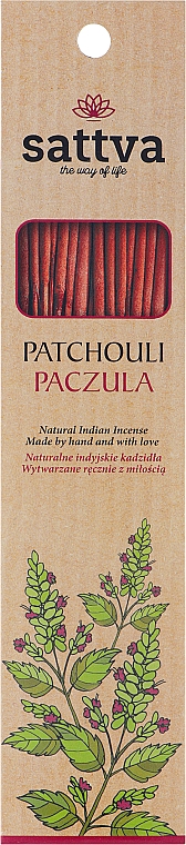 Ароматические палочки "Пачули" - Sattva Patchouli