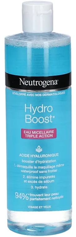 Міцелярна вода - Neutrogena Hydro Boost EAU Micellaire Triple Action — фото N1