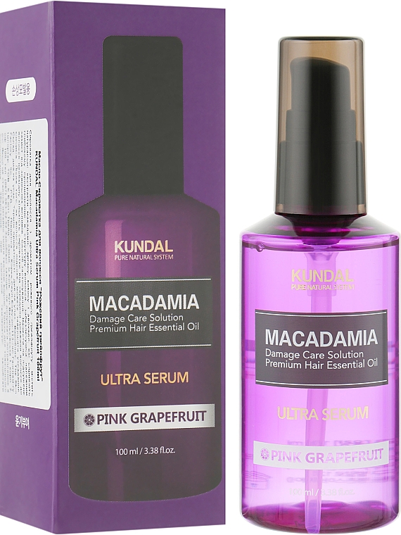 Сироватка для волосся "Рожевий грейпфрут" - Kundal Macadamia Pink Grapefruit Ultra Serum