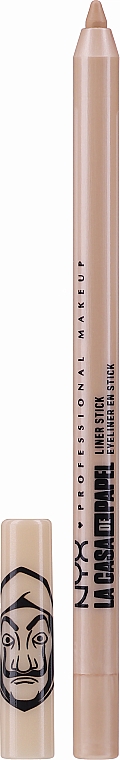 Водостійкий олівець для повік і тіла - NYX Professional Makeup La Casa De Papel Liner Stick — фото N4