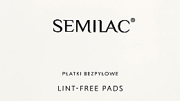Безворсовые салфетки для ногтей - Semilac Lint Free Cleaning Nail Pads — фото N2