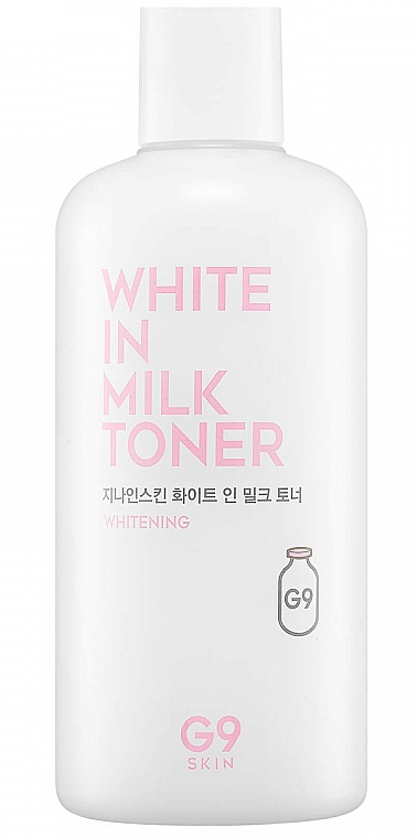 Освітлювальний тонер для обличчя - G9Skin White In Milk Toner (міні) — фото N1