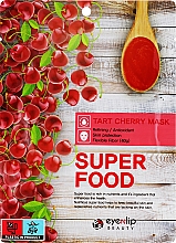 Тканинна маска для обличчя "Терпка вишня" - Eyenlip Super Food Mask Tart Cherry — фото N2