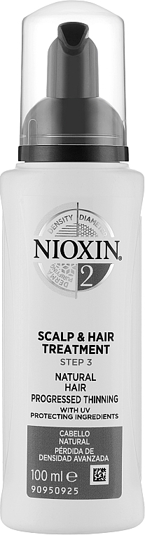 Питательная маска для волос - Nioxin Thinning Hair System 2 Scalp & Hair Treatment — фото N1